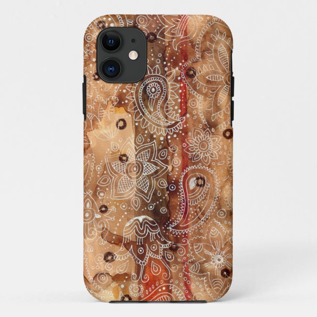 Capa Para iPhone Da Case-Mate Lace Henna (Verso)
