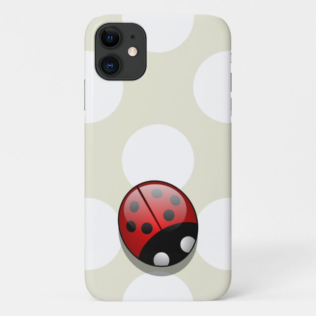 Capa Para iPhone Da Case-Mate Ladybug, Cute Ladybug, Red Ladybug, Ladybird (Verso)