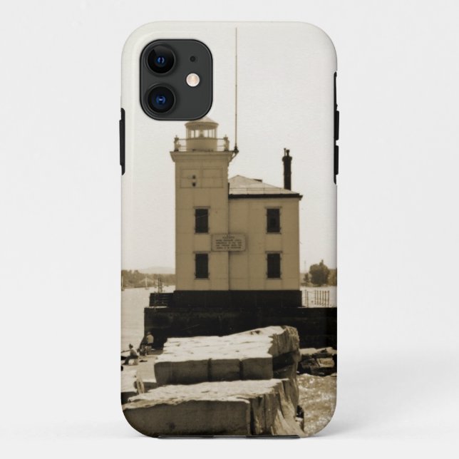 Capa Para iPhone Da Case-Mate Lago Erie Lighthouse (Verso)