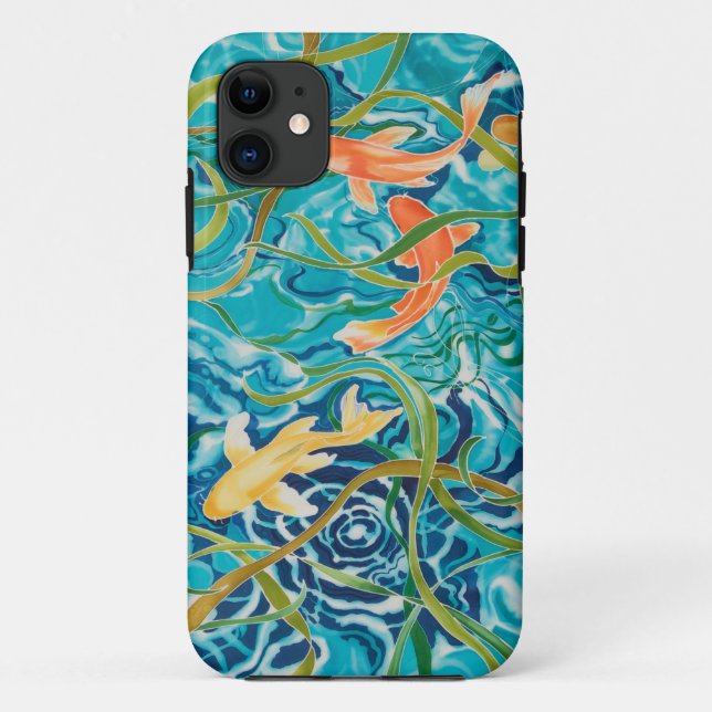 Capa Para iPhone Da Case-Mate Lagoa azul de Koi (Verso)