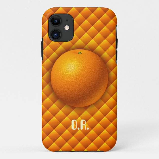 Capa Para iPhone Da Case-Mate Laranja iPhone 5 Case (Verso)
