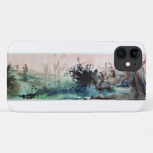 CAPA PARA iPhone DA Case-Mate LATERAL DA PAISAGEM DA TÚSCULA MAREMMA (Verso (horizontal))