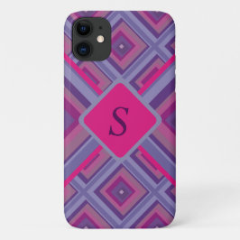 Capa Para iPhone Da Case-Mate lavanda de campo púrpura jazidas padrão de diamant