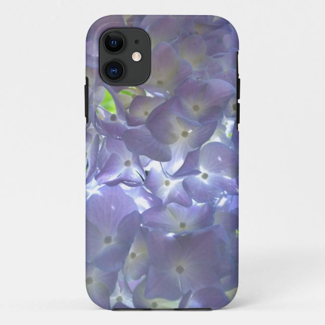 Capa Para iPhone Da Case-Mate Lavanda Hidrangeas flores roxas (Verso)