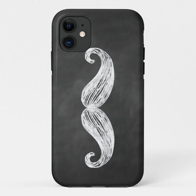 Capa Para iPhone Da Case-Mate Legal bigode no Chalkboard iPhone 5 Case-Mate ID (Verso)