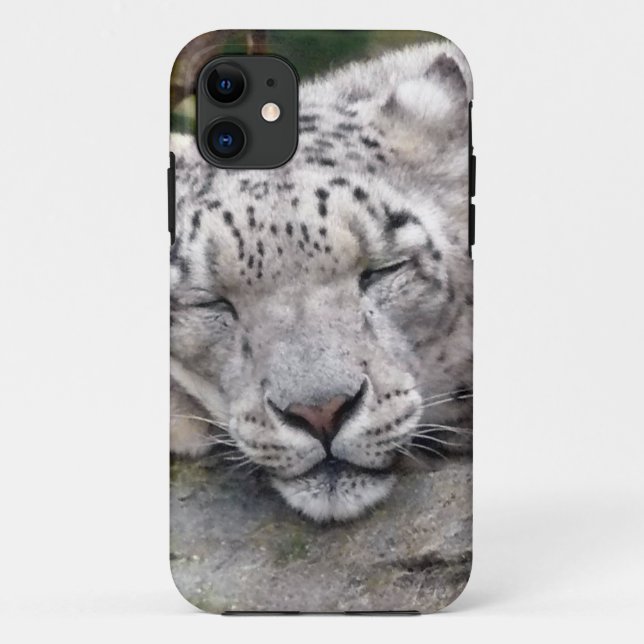 Capa Para iPhone Da Case-Mate Leopardo de Neve - lindo! (Verso)