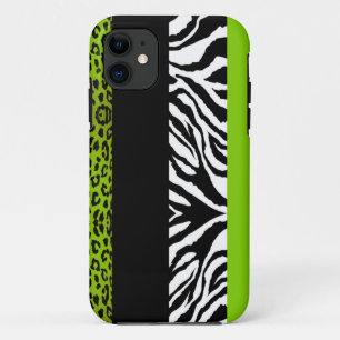 Capa Para iPhone Da Case-Mate Leopardo do verde limão e impressão animal feito