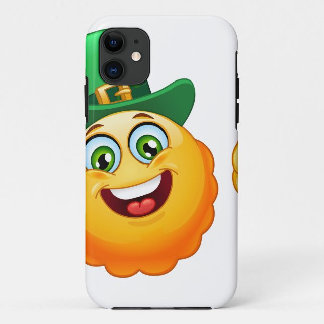 Capa Para iPhone Da Case-Mate leprechaun emoji (Verso)