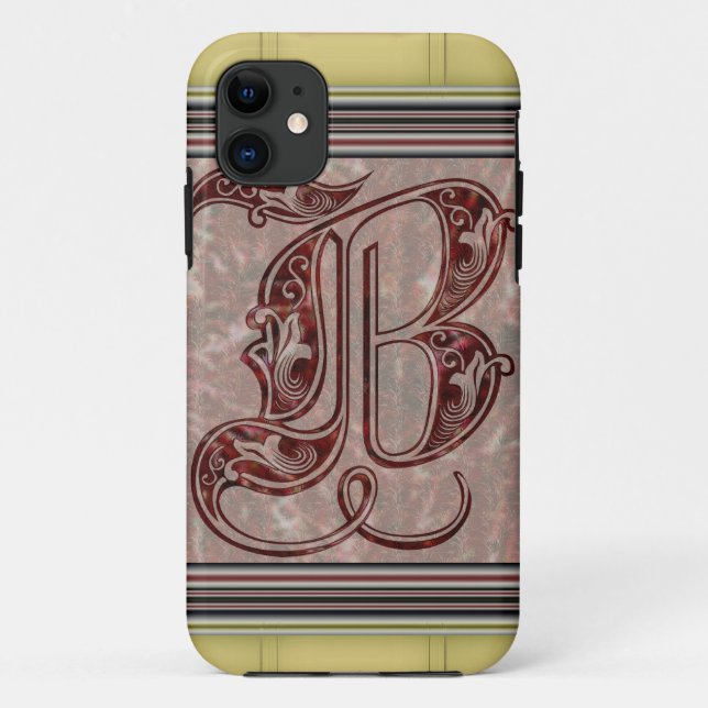 Capa Para iPhone Da Case-Mate Letra B (Verso)