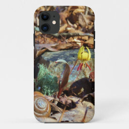 Capa Para iPhone Da Case-Mate Lily e Shell com Trutas Amarelas e de Pedra