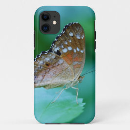 Capa Para iPhone Da Case-Mate Linda Borboleta Danaus Plexippus na Folha.