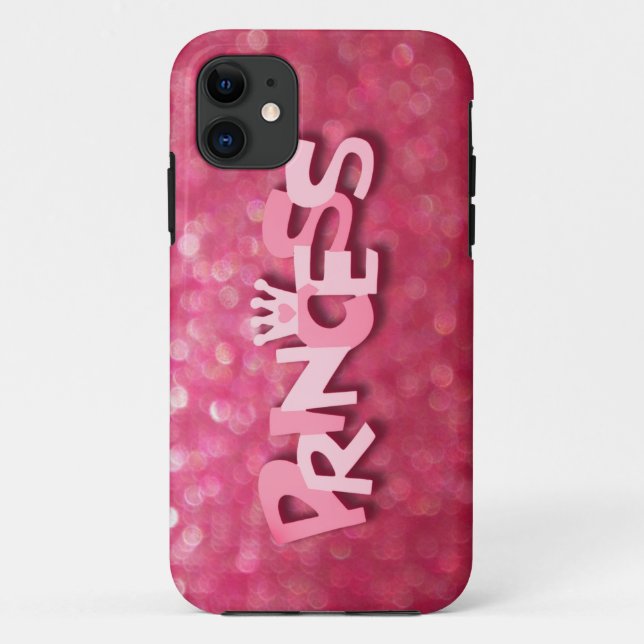 Capa Para iPhone Da Case-Mate Linda Princesa Rosa Bokeh Brilhante (Verso)