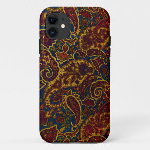 Capa Para iPhone Da Case-Mate Lindo desenho paisley marrom escuro vintage