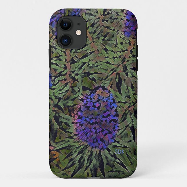 Capa Para iPhone Da Case-Mate Linhas de Lavanda (Verso)