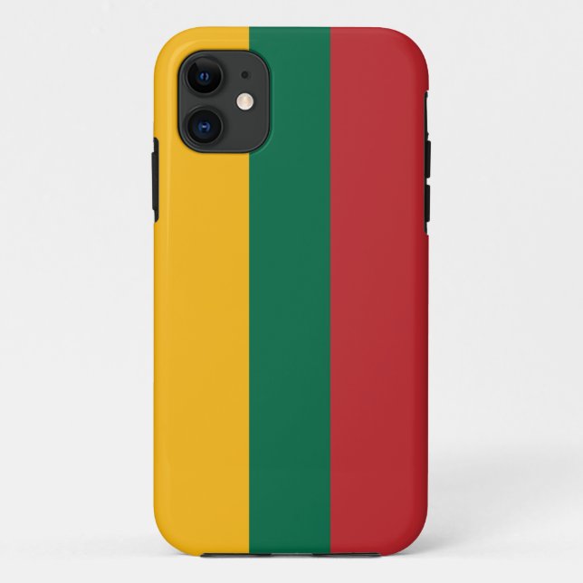 Capa Para iPhone Da Case-Mate Lithuania - bandeira lituana (Verso)