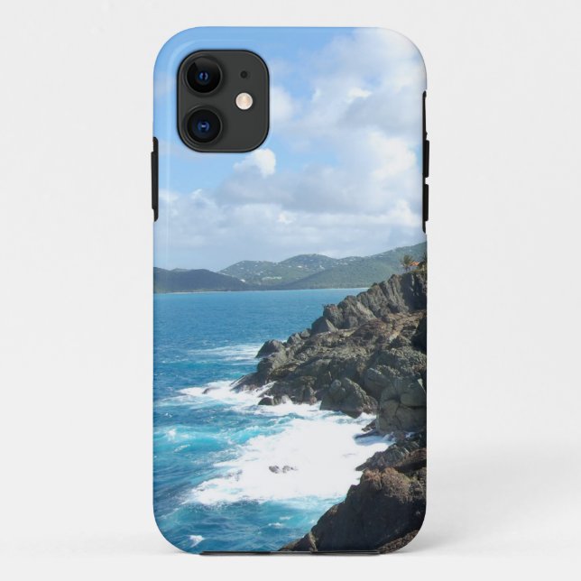 Capa Para iPhone Da Case-Mate litoral da ilha (Verso)