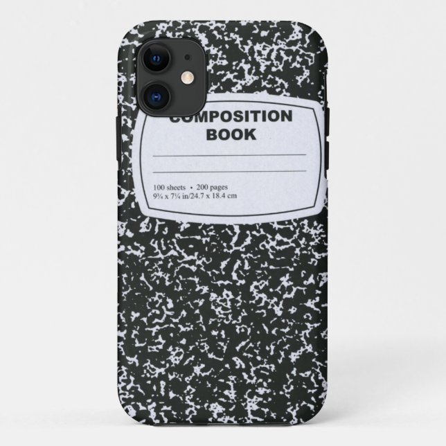 Capa Para iPhone Da Case-Mate Livro de composição (Verso)