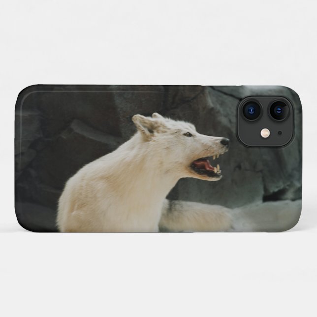 Capa Para iPhone Da Case-Mate Lobo branco (Verso (horizontal))