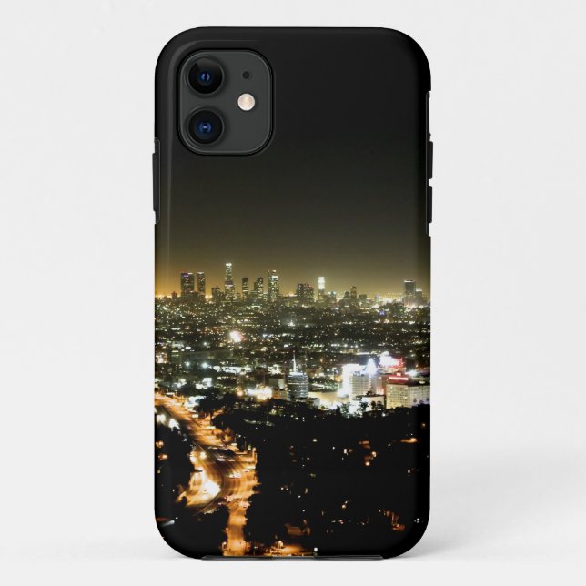Capa Para iPhone Da Case-Mate Los Angeles, Nighttime bonito de CA (Verso)