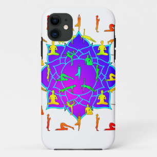 Capa Para iPhone Da Case-Mate Lotus Flower Com Yoga Poses