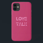 Capa Para iPhone Da Case-Mate Love Talk<br><div class="desc">Avise-me se você quiser isso em diferentes cores.</div>