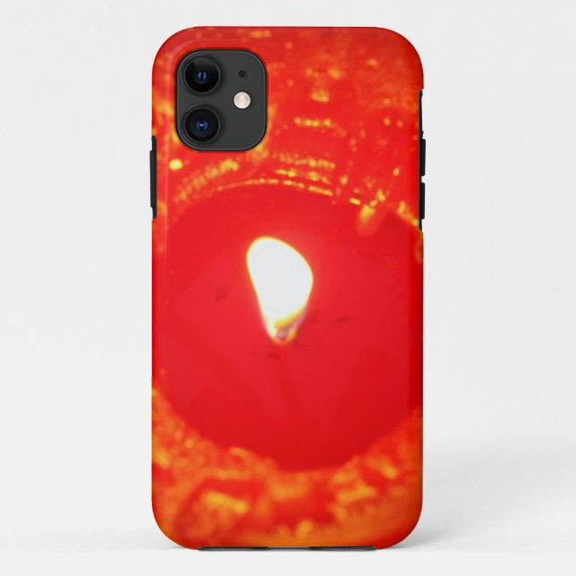 Capa Para iPhone Da Case-Mate Luz Vermelha, Chama, Vela, Amor de Natal (Verso)