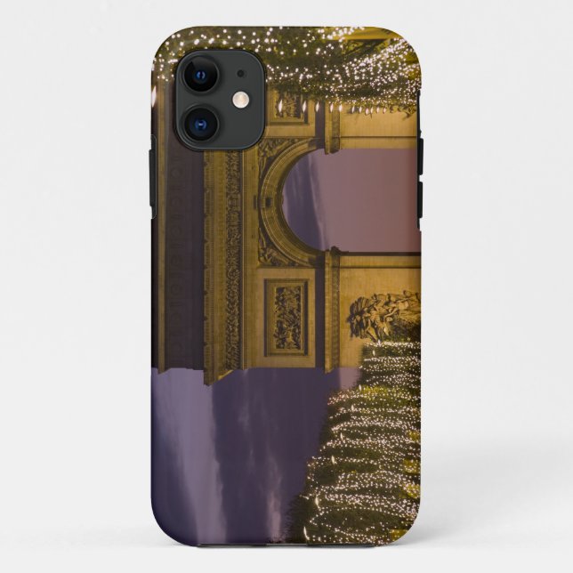 Capa Para iPhone Da Case-Mate Luzes de Natal nos Campos Elíseos (Verso)