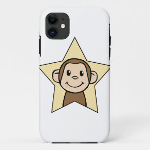 Capa Para iPhone Da Case-Mate Macaco bonito do clipart dos desenhos animados com