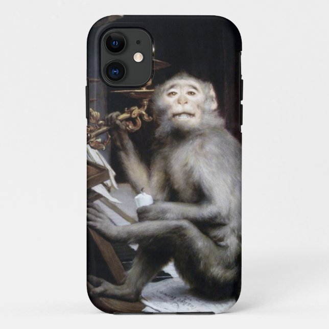 Capa Para iPhone Da Case-Mate Macaco sorridente (Verso)