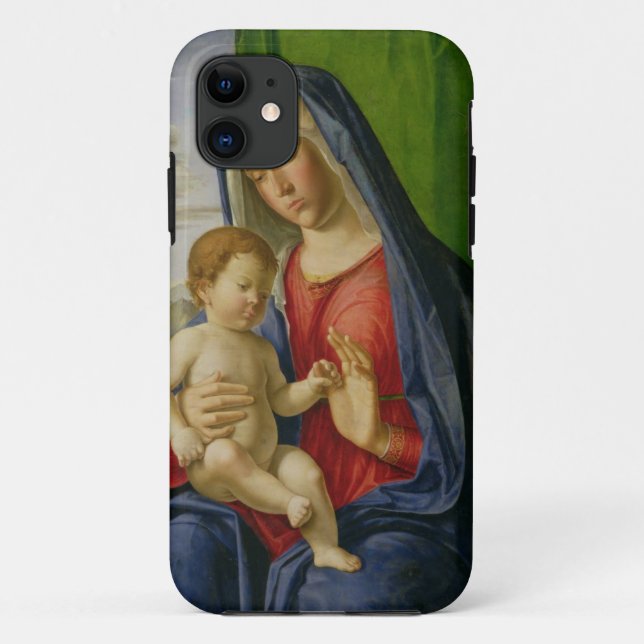 Capa Para iPhone Da Case-Mate Madonna e criança, 1490s (Verso)