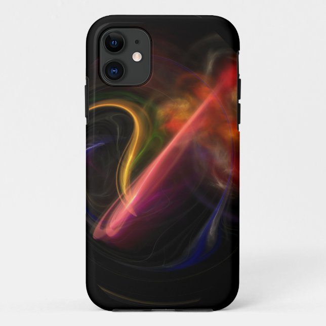 Capa Para iPhone Da Case-Mate Mala abstrato de fumaça e chamas iPhone 5 (Verso)