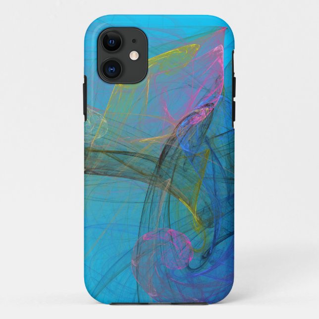 Capa Para iPhone Da Case-Mate Mala Fractal Swirl para iPhone 5 (Verso)