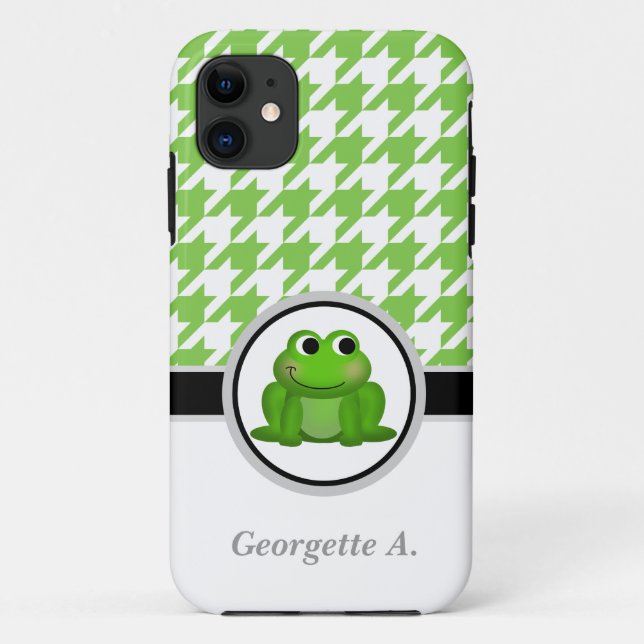 Capa Para iPhone Da Case-Mate Mala iPhone 5, verde e branco, brilhante (Verso)