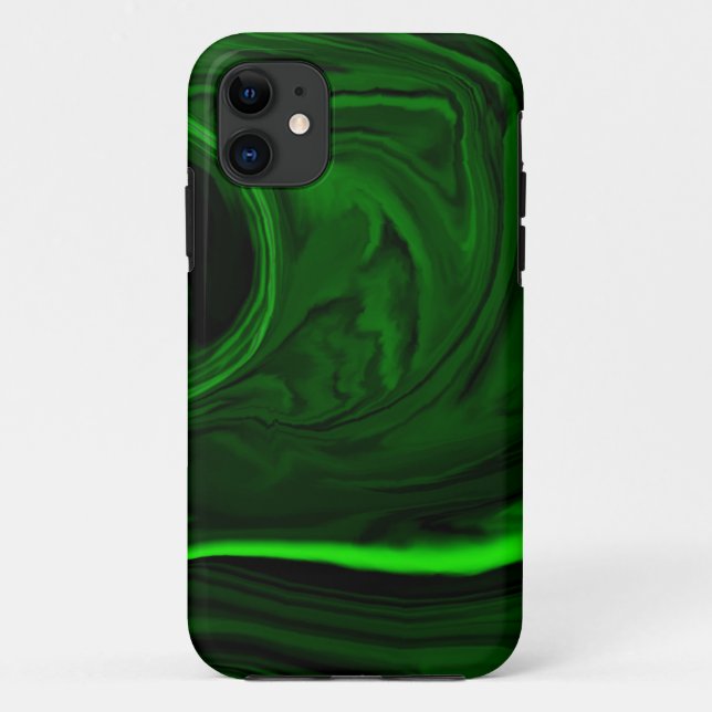 Capa Para iPhone Da Case-Mate malaquite verde-textura (Verso)