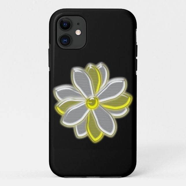 Capa Para iPhone Da Case-Mate Maleta iPhone 5 de Daisy Flower brilhante (Verso)