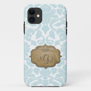 Capa Para iPhone Da Case-Mate Maleta Monograma Damask Turquoise iPhone 5