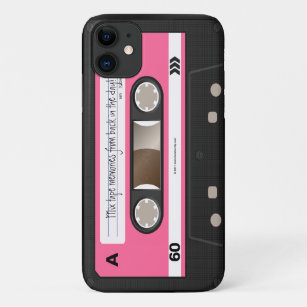 Capa Para iPhone Da Case-Mate Maleta personalizada de fita retrô rosa a quente