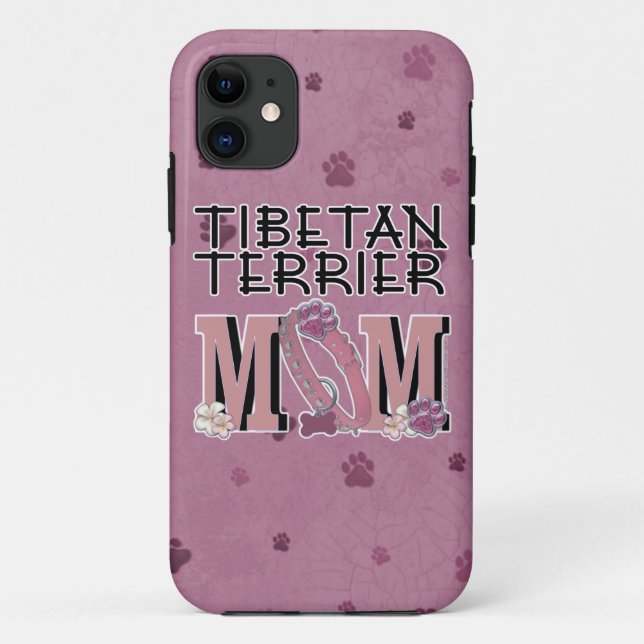 Capa Para iPhone Da Case-Mate MAMÃ de Terrier tibetano (Verso)