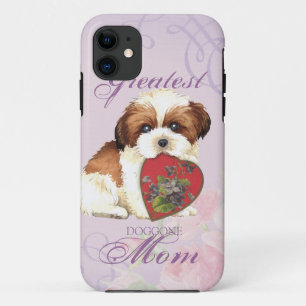 Capa Para iPhone Da Case-Mate Mamã do coração de Shih Tzu