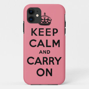 Capa Para iPhone Da Case-Mate mantenha a calma e continue o original