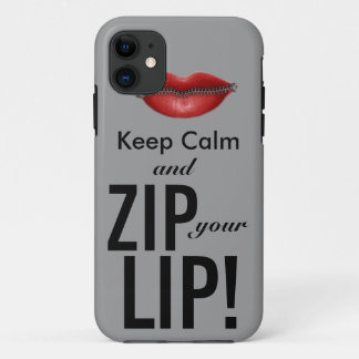 Capa Para iPhone Da Case-Mate mantenha a calma e feche a boca paródia engraçada