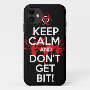 Capa Para iPhone Da Case-Mate Mantenha a calma e não obtenha a zombis do zombi