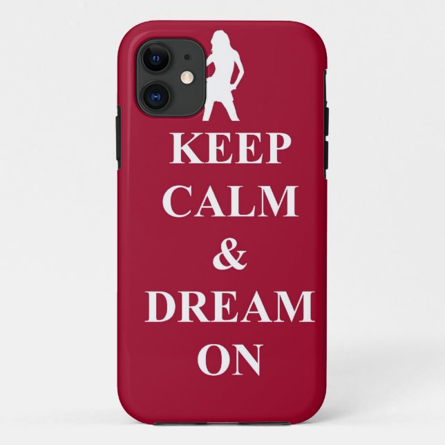 Capa Para iPhone Da Case-Mate Mantenha a calma e sonhe (Verso)