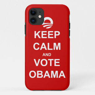 Capa Para iPhone Da Case-Mate Mantenha a calma e vote o caso 2012 do iPhone 5 de