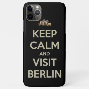 Capa Para iPhone Da Case-Mate mantenha calma, visite berlin