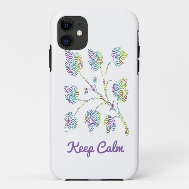 Capa Para iPhone Da Case-Mate Mantenha Calmo (Verso)