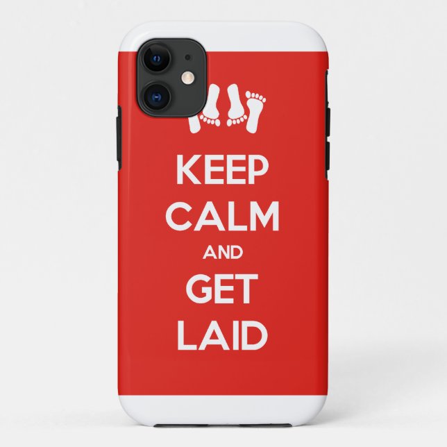 Capa Para iPhone Da Case-Mate Mantenha-se calmo e caia fora (Verso)