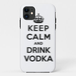 Capa Para iPhone Da Case-Mate Mantenha vodca calma e da bebida