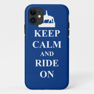 Capa Para iPhone Da Case-Mate Manter calma e andar (azul)