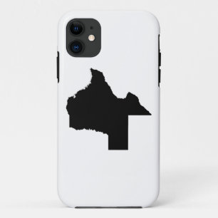Capa Para iPhone Da Case-Mate Mapa de cabeça para baixo de Texas